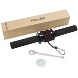 Gym Fitness Forearm Trainer Strengthener Hand Gripper Strength Wrist Exerciser Weight Lifting Rope Curl Waist Roller Power Stick