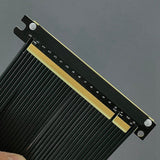 R33UF-TU-BK-4.0 Dual-Reverse 4.0 Image Card Extension Cable, High-Speed Stable Pci X16 to X16 Adapter Cable