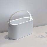 Portable Makeup Organizer Box Skin Care Organzier for Makeup with Mirror LED Ring Light for Travel J9