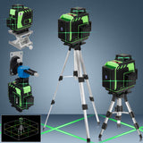 Laser Levels 16/12/8 Lines Green Beam 4D Self-Leveling 360 Laser Levels Horizontal&Vertical For Floor Wall Powerful Laser levels