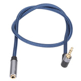 3.5mm Female to 90 Degree Male Audio Extension Cable 4 Conductor Stereo Audio Cable for tablet MP3 player Smart Phone to PC TV