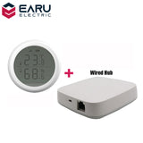 TUYA ZigBee Hub Wireless Temperature Humidity Sensor LED Screen Display Works With Smart Life Google Home Alexa Home Assistant