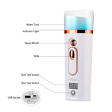 Nano Facial Mister Mini Atomization Eyelash Extensions Face Mist Facial Humectant Steamer Cool Hydration Sprayer Beauty Skincare