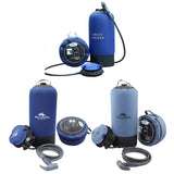 2021 10/11L  Portable Outdoor Camping Shower Bag With Foot Pump And Shower Nozzle For Beach Swim Travel Hiking