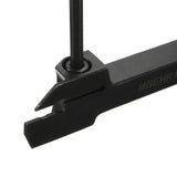 Metal Lathe Turning Tool MGEHR1212-2 12 x 100mm Profiling Bar Grooving Tool Shank with 10 PCS MGMN200 Cut-off Carbide Inserts