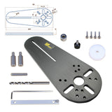 NEW Circle Cutting Jig for Bosch Makita Electric Hand Trimmer Wood Router Woodworking Milling Circle Milling Groove