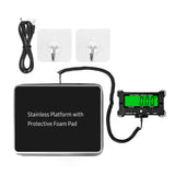 Electronic Postal Scale 440 Lbs 0.05kg Stainless Steel Digital Scale PS21 with LCD Backlight Display Shipping Scales