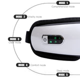 Double-balloon Kneading Massager Smart Air Pressure Massager Five Modes Bluetooth-compatible  Infrared Heating Massage Glasses