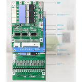 Dropship-Bms 17S 40A 60V 18650 Lithium Battery Load Balancer Board Common Port Short Circuit Protection Electric Bike Scooter