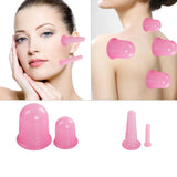 5Pcs/Set Silicone Vacuum Cupping Massage Body Cans Anti Cellulite Suction Cups Therapy Manual Roller Best Relaxation Massager