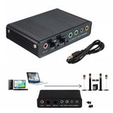 USB External Optical Fiber Sound Card Supports 5.1-Channel 7.1-Channel Sound Card, Suitable for Window/MAC OS