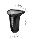 Brake Sensor Smart Tail Light USB Charging Falling to the Ground Flashing Warning Light IP66 Battery Display