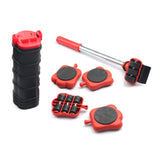 13Pcs Set Mover Moving Tool Adjustable Height Furniture Moving Set Roller Slider With Lifting Lever & Extension Roller robust