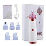 Electric Blackhead Remover Vacuum Face Ance Pore Cleaner Ultrasonic Skin Scrubber Pimple Black Head Suction Facial Washing Brush