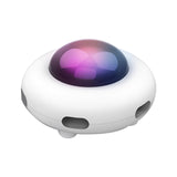 Smart Interactive Cat Toy UFO Turntable Automatic Feather Teasing Stick USB Charging Electric Funny Cat Toys Pet Supplies