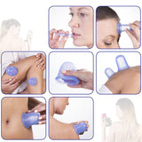 Silicone Vacuum Cupping Cans for Face Massager Massage Ventosa Suction Cup Facial Massage Cans Jars Anti Cellulite Health Care