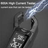 Current Clamp Big Screen Professional Digital Multimeter Clamp Meter AC Ammeter PliersTrue RMS Capacitance NCV Ohm Live  Tester