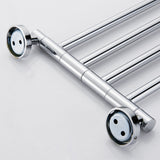 Bathroom Towel Rack Stainless Steel 4-Arm Swing Hanger Towel Rack Wall Mounted Revolving Towel Holder Bathroom Accessories