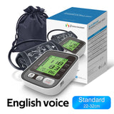 Portable Sphygmomanometer Upper Arm Automatic Digital Blood Pressure Monitor  Medical Digital LCD Monitor Heart Rate Pulse