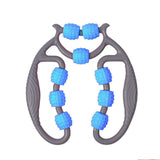 Massage Roller U Shape Trigger Point For Arm Leg Neck Muscle Tissue Fitness Gym Yoga Pilates Sports 4 Wheel Blocks Yoga Roller