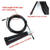 PVC Jump Rope Professional Men Women Gym Adjustable Speed Skipping Rope Weight Loss Exercise Fat Burning Ropes Fitness Equipment