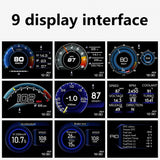 AP-6 HUD Display OBD+GPS Speedometer Smart On-board Computer With Adjustable Bracket Clear Fault Code Car Head-up Display