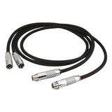 2Pcs Hi-End HIFI Silver-Plated 2 Core XLR OFC PCOCC Female XLR to Male XLR RCA Jack Audio Cables Wire Line