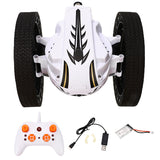 RC Car Bounce Car Remote Control Toys RC Robot 70cm High Jumping Car with Flexible Wheels Rotation LED Night Toys Robot Car