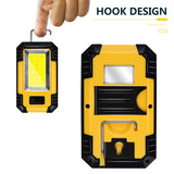 30W Portable LED Work Light USB Rechargeable Work Light 3 Modes Car Repair Flashlight with Magnetic Base Handheld Work Light