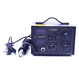 Desoldering Station 700W Hot Air Gun Dual Digital Display SAIKE 852D++ Two-in-one Thermostat Electric Soldering Iron
