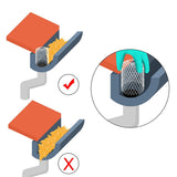4Pcs Gutter Guard 3 Inch Expand Aluminum Filter Strainer Stops Blockage Leaves Debris
