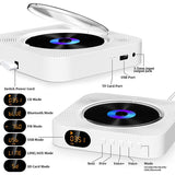 Portable CD Player Music Player Home Audio Speaker With Remote FM Radio Built-In Hifi MP3 Speaker Jack AUX Input