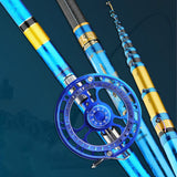5.6m 6.3m 7.0m Front -end Fishing Rod Super Light Super Hard Three-positioning Stream Pole Do Not Cut Line