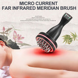 Microcurrent Meridian Scrape Infrared Body Detoxification Massage Comb  Shape Promote Blood Relaxing Regimen Dredging Warm Brush