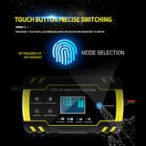 Automatic Battery Chargers Digital LCD Display Car Battery Chargers Power Puls Repair Chargers Wet Dry Lead Acid