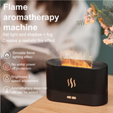 180ML USB Essential Oil Fragrance Diffuser Flame Ultrasonic Humidifier Aromatherapy Air Freshener Aroma Sleep Atomizer