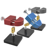 BD0099 All-metal Universal Precision Vise Clamps Engraved Model Tool Directional Table-top Vise Universal 360 Degree Red Black