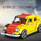 Technical Series Mechanical Beetles Car Model Building Blocks City Vintage Classic Vehicle MOC Bricks Educa Toys Boys Adult Gift
