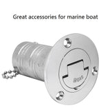 38mm Stainless Steel 316 Boat Marine Deck Fill Filler GAS DIESEL FUEL WASTE WATER Mirror Polish Yacht Hardware
