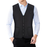 Fashion Men Women Electric Heated Vest Heating Waistcoat Warm Winter Heating Vest Jacket Outdoor Jacket Winter USB Heater