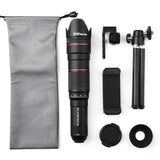2022.4K HD 50X Optical Zoom Phone Camera Lens Telephoto Lens Monocular Mobile Phone Lens Telescope for All Smartphones Lenses