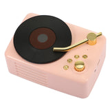 New T12 Retro Vinyl Wireless Bluetooth Audio Mobile Phone Computer Phonograph Wooden Bluetooth Speakers