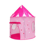 Kids Play Tent Foldable Pink Princess Tents For Kids Indoor Outdoor Castle Tents Playhouse With Luminous Stars Children Gift