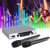 New V3 Wireless Microphone Portable Microphone Speaker Hand Held Karaoke Mic Microphones US Plug 110V Dropshipping