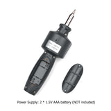Digital Torque Screwdriver Kit 1.2-inch LCD Display Reversible Torque Wrench Data Storage in Peak Mode with 10pcs Bits