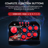 4-in-1 USB Wired Controller Game Joystick Retro Arcade Station for Nintendo N-Switch/PS3/PC/Android Games Console Rocker Gamepad