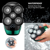 Multi Grooming Kit Digital Display Electric Shaver Hair Trimmer Beard Electric Razor Wet Dry Men Facial&Body Shaving Machine