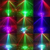 ALIEN 15 EYE RGB Disco DJ Beam Laser Light Projector DMX Remote Strobe Stage Lighting Effect Xmas Party Holiday Halloween Lights