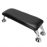 Black Manicure Table Hand Rests Nail Art Hand Pillow Salon Arm Hand Rest Cushion with Stainless Steel Support