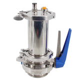 Oxygen Free Tri Clamp Dry Hopper 3"TC Homebrew Fermenter Parts Fermenting under Pressure